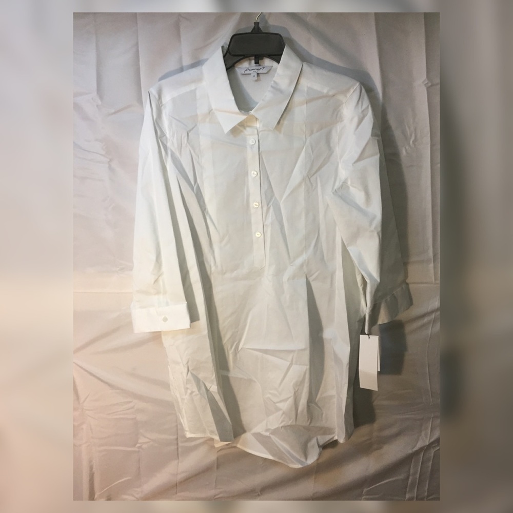 Selma Solid Stretch Tunic - Picture 3 of 5